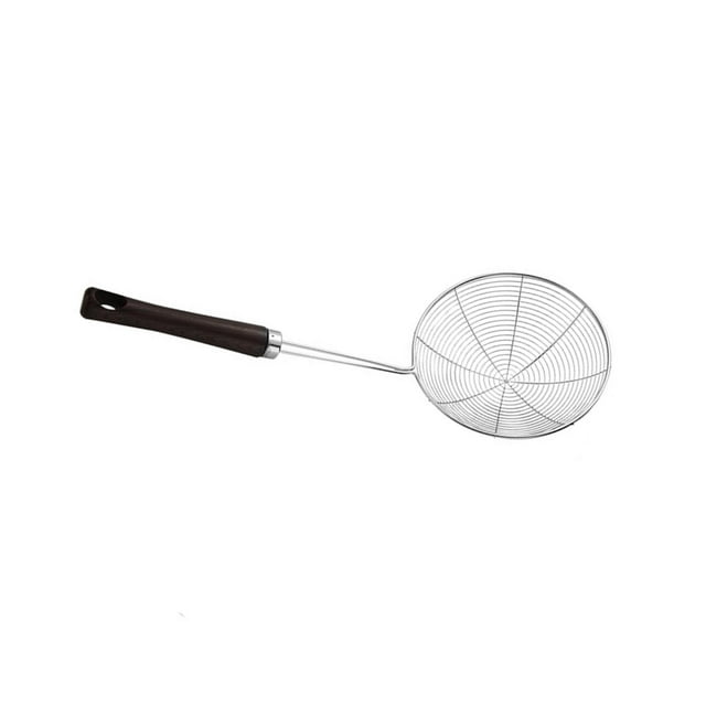 Cuchara espumadera para ollas calientes, cuchara espumadera, utensilio de cocina, cesta para freír, acero inoxidable 16cm