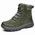 thumbnail image 1 of Botas tácticas militares de trabajo para hombre, con cremallera lateral, ligeras, de combate, para exteriores, duraderas y de desierto, 1 of 4