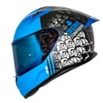 thumbnail image 1 of Casco Motociclista S Integral Join Now Negro Mate Azul Shaft negro, 1 of 4
