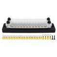 thumbnail image 2 of Bloc de Distribution de Barres d'Autobus, 28 Terminaux Terminal Bloc de Distribution AC 110-300V Durable pour le Navire, 2 of 8