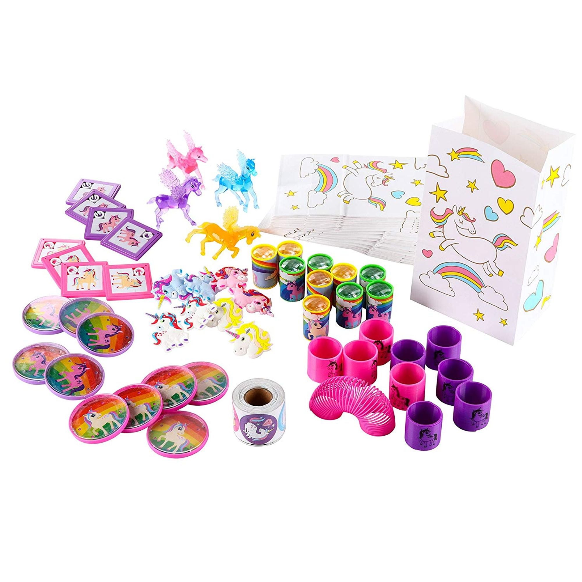 6-30 UNICORN mini JIGSAW PUZZLE toy game party bag filler goody loot boy girl