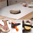 thumbnail image 3 of Gomok 23.62" Large Square Cutting Board with Lip, Heavy Duty & Non-Slip Stainless Steel Chopping Board for Kneading Rolling Dough, Cutting Meat, Vegetables, Fruits, 3 of 9