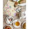 thumbnail image 4 of Easter Colorful Eggs Kitchen Dish Towels for Drying Dishes Set of 3, Spring Flowers Leaves Country Plants Yellow Waffle Weave Microfiber Hand Tea Bathroom Towels Quick Dry & Absorbent Towel 15.7x23.6, 4 of 7
