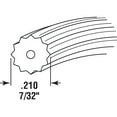 thumbnail image 2 of Screen Retainer Spline, 0.210 in., 25 ft., Gray, 2 of 2