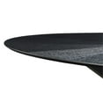 thumbnail image 2 of Pemberly Row Modern / Contemporary Wood Oval Dining Table in Black, 2 of 4