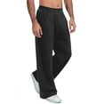 thumbnail image 4 of LEKWK Mens Yoga Pants for Men Regular Fit Soft Stretch Fabric Workout Pants Breathable Athletic Pants Elastic Waist Lounge Pants for Gym and Daily Wear, 4 of 8