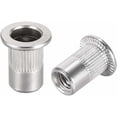 thumbnail image 1 of Vallaes Écrou Rivet M4 Tête Plate Acier Inoxydable 304 5 Pcs, 1 of 2