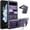 Purple, variant on Motorola razr+ 2023 Case, Red Metal Stand Ring Holder, Slim Bumper Full Protection for Women Men
