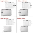 thumbnail image 6 of Baking Sheet with Rack Set (1 Pan + 1 Rack), Stainless Steel Baking Pan Cookie Sheet with Cooling Rack, Non Toxic & Heavy Duty, Healthy & Easy Clean, Oven & Dishwasher Safe - (Smallest, 9-Inch), 6 of 9