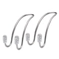 thumbnail image 1 of 2 ganchos para bolso de coche, ganchos para bolso de coche, lindos ganchos para asiento de coche con diamantes de imitación, gancho universal para reposacabezas de coche para bolso, gancho d, 1 of 5