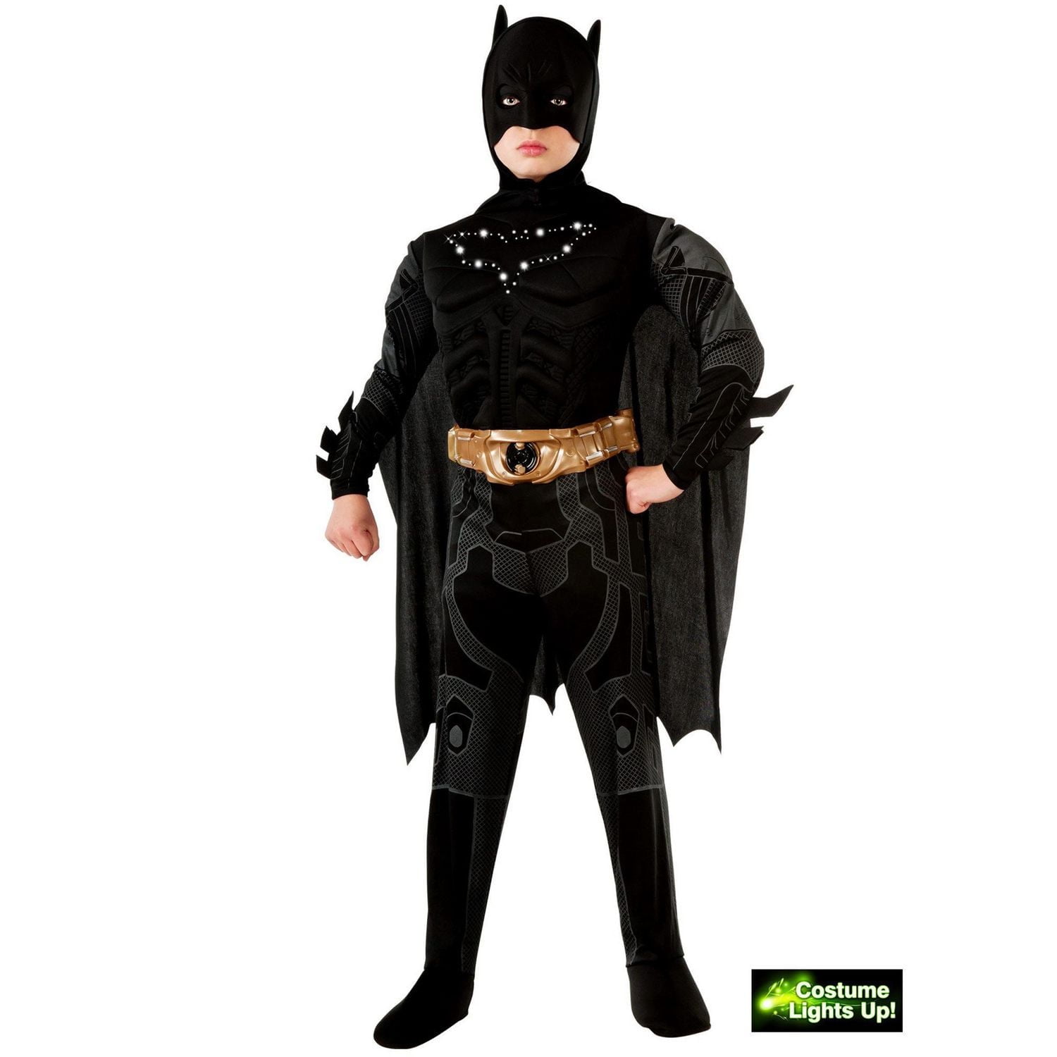 The Dark Knight Trilogy Light-Up Batman Boy's Costume