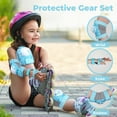 thumbnail image 6 of BOSONER Kids/Youth Knee Pads Elbow Pads Wrist Guards Set for 3-15 Years, Child Protective Gear Set for Roller Skates, Cycling, BMX Bike, Skateboard, Inline Skating, Scooter Riding Sports, 6 of 8