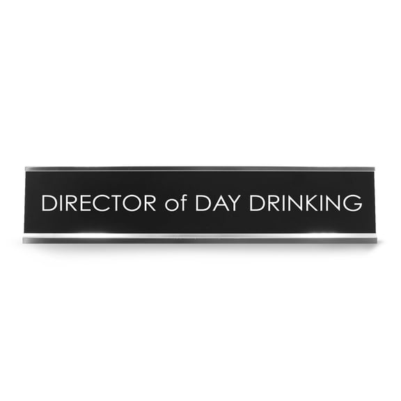 Signs ByLITA Director Of Day Drinking Novelty Desk Sign