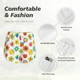 thumbnail image 4 of KLL Cartoon Flowers Pattern Shorts Women,Athletic Shorts High Waisted Running Shorts Pocket Sporty Short Gym Elastic Workout Shorts-XX-Large, 4 of 7