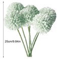 thumbnail image 3 of Bola de crisantemo artificial Oficina en casa Mesa Centro de mesa Flor falsa Adorno de boda, Verde claro 6 piezas Advancent HA8915-05B, 3 of 6
