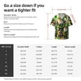thumbnail image 5 of JUNZAN patrick’s day gnomes Print Mens Casual Button Down Shirts Short Sleeve-Medium, 5 of 5