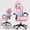 Pink, variant on Mr IRONSTONE Ergonomic Gaming Chair with Massage Lumbar Support and Footrest, Heavy Duty 400lbs Computer Chair for Adults, Blue/Black