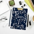 thumbnail image 7 of FMSHPON Cherry Blossoms Clipboard Hardboard Wood Nursing Clip Board and Pull for Standard A4 Letter 13x9 inches, 7 of 7