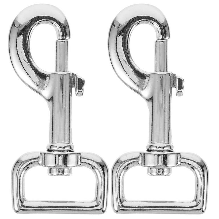  Swivel Snap Hooks, Hanlongyu Metal Heavy Duty Dog Leash Clasp  Stainless Steel, Multipurpose Keychain Clip Spring Pet Buckle for Linking  Collar, Chain, Crafts Project (6 pcs) 6pc Silver Hooks 3X1inch 
