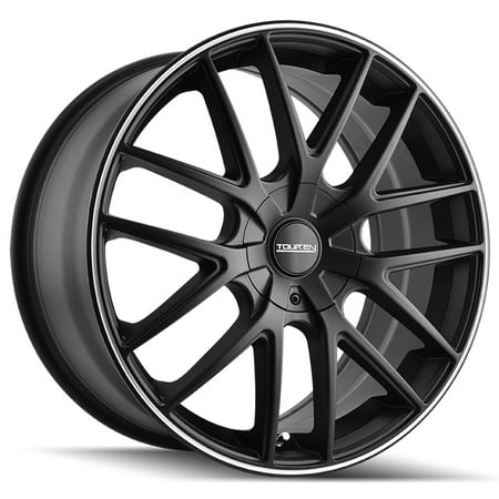 16" Inch Touren TR60 16x7 5x100/5x114.3(5x4.5") +42mm Matte Black Wheel Rim