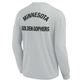 thumbnail image 3 of Unisex Fanatics Gray Minnesota Golden Gophers Elements Super Soft Long Sleeve T-Shirt, 3 of 3
