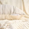 thumbnail image 3 of REGALWOVEN Stripe Pillow Covers Pack of 2 Soft Cozy Decorative Cushion Cases Grey 20" x 20", 3 of 7