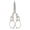 Silver, variant on 5in Embroidery Scissors Stainless Steel Pointed Tip Multifunctional Portable Vintage Sewing Crafting Thread Scissor for Handmade DIY Projects Red Bronze / 12.7 cm