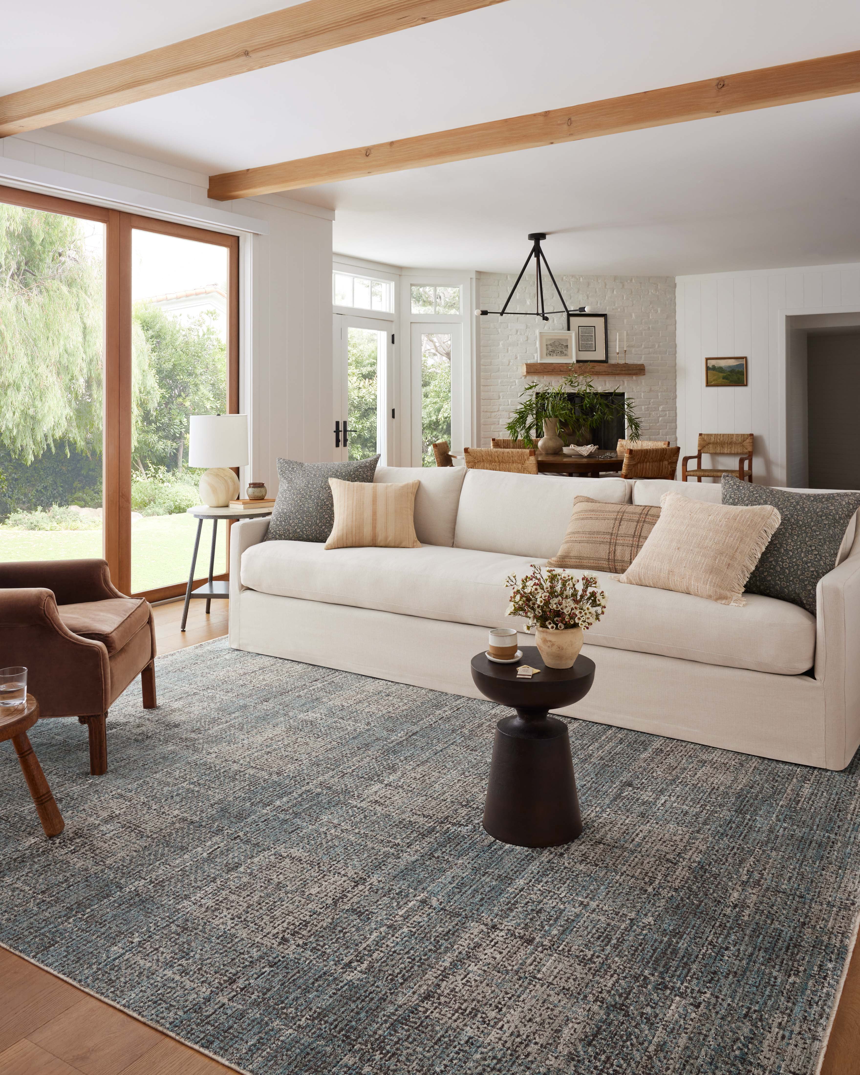 Angela Rose x Loloi Ember Denim / Charcoal 2'-7" x 10'-0" Runner Rug