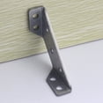 thumbnail image 2 of 10 Stainless Steel Support Plates, Metal Brackets for Furniture Fixing and Repair, Silver, 2 of 4