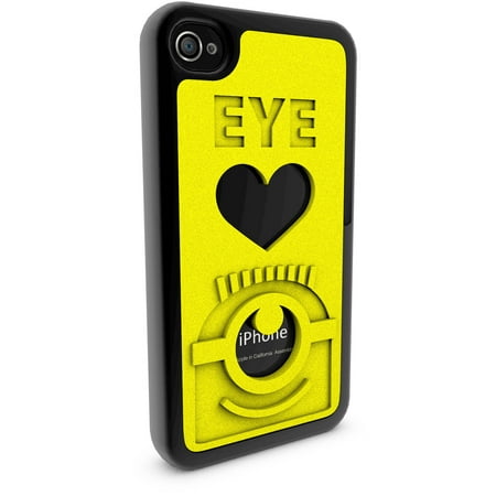 Apple iPhone 4 and 4S 3D Printed Custom Phone Case - Despicable Me - Eye Love Carl
