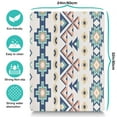 thumbnail image 5 of Boho Retro Floral Pet Feeding Mat-Abstract Art Geometric Absorbent Pet Placemat for Food and Water Bowl, with Waterproof Rubber Backing, Quick Dry Water Dispenser Mat for Dog and Cat (24"x32"), 5 of 7