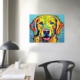 thumbnail image 3 of Nawypu  'Golden Retriever' by Dean Russo, Giclee Canvas Wall Art,, 3 of 4