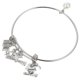 thumbnail image 5 of Silver Stainless Steel Graduation Bracelet Adjustable Jewelry Gift, 5 of 5