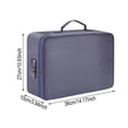 thumbnail image 5 of Fireproof Document Box with Lock, Heat Insulated Fireproof＆Waterproof Box File Organizer, Portable Home Travel Safe Storage for Important Documents, 5 of 10