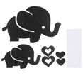thumbnail image 2 of Decoración del hogar, innovador adhesivo de pared con forma de elefante de dibujos animados, fiabilidad excepcional, 2 of 9