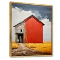 thumbnail image 2 of Designart "Landscape Barns Rural Collage IV" Farmhouse Floater Framed Wall Decor, 2 of 7