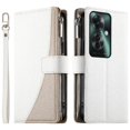 thumbnail image 1 of Funda cartera GANGXUN para OPPO Reno 11F 5G , cuero PU con tarjetero, cremallera, correa de mano, soporte y protección 609°, 1 of 6