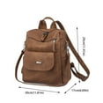 thumbnail image 2 of SUSHANG Women Bag Fashion Backpack Comfortable Leather Student Backpack Travel Backpack Waterproof Teacher Backpack for Business College, 2 of 2