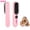 pink, variant on LESROLL  Cordless Hair Straightener Brush Portable Straightening Brush for Travel, Mini Hot Comb Straightener for Women, Lightweight on-The-go
