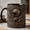 Black, variant on Football Mug Proud Fan Coffee Cup for Dad, Sports Fan Gift for Game Day Pride