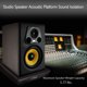 thumbnail image 2 of Pyle Audio 10.3" x 12.8" Acoustic Sound-Isolation Daening Recoil Stabilizer Speer Riser, Gray (PSI06), Charcoal, 10.4" x 13.0", 2 of 5