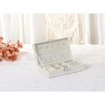 thumbnail image 5 of Unique Bargains Small Jewelry Boxes Portable Travel Jewelry Storage Large Capacity White, 5 of 7