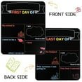 thumbnail image 2 of SKYDUE First Day & Last Day of School Chalkboard Signs 10" x 12"，Wooden Back to School Double-Sided Printing&Reusable，Reusable and Easy to Clean, 2 of 8