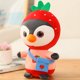 thumbnail image 1 of 1pc 25/35cm Cute Transform Penguin Plush Toys Soft Stuffed Dinosaur Rabbit Bear Dolls for Children Baby Birthday Giftstrawberry35cm Deng Xun unisex, 1 of 2