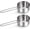 1/2 Cup, variant on 2 count 1/4 Cup Measuring Cup, 60 ml Stainless Steel Measuring Cups Metal Measure Spoon 2 Oz Coffee Kitchen Measure Cups for Baking and Cooking, Dishwasher Safe
