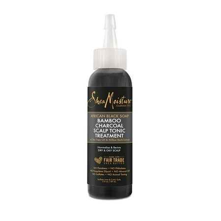 SheaMoisture Bamboo Charcoal Tonic Treatment African Black Soap, 2 oz
