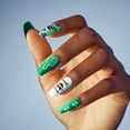 thumbnail image 2 of KISS Voguish Fantasy, Press-On Nails, In My Zone, Green, Long Coffin, 28 Count, 2 of 8