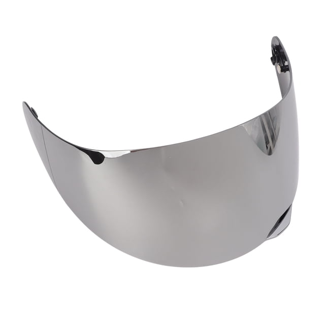 Helmet Face Visor, 3mm Thickness Motorcycle Helmet Visor 190° Horizontal View With Anti Fog Film For Cycling Silver