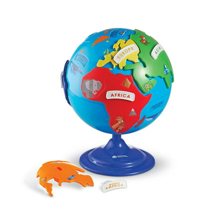 Learning Resources Puzzle Globe, 14 Pieces, Ages