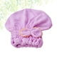 thumbnail image 3 of EeaseMX Gorro de ducha de coral con lazo para secar el cabello, elástico y de secado rápido (morado), 3 of 7